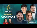 Magnus Carlsen vs Maxime Vachier-Lagrave | CCT 2023 - AI Cup | KO - Giorno 3