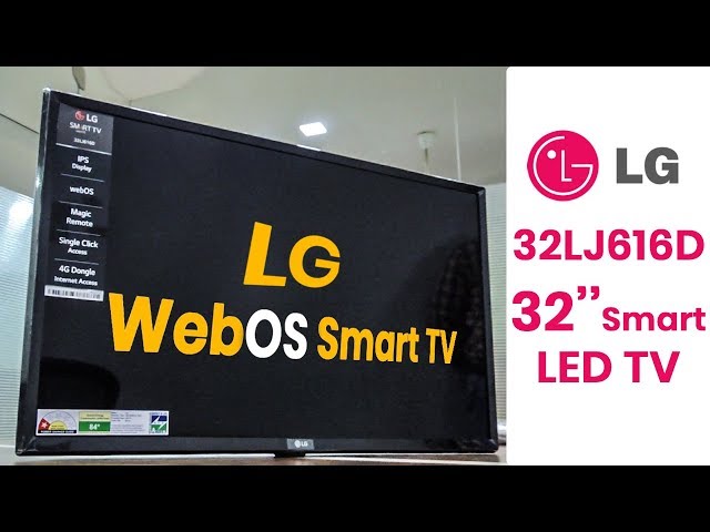 LG 32LJ616D 32 Smart TV | webOS & Remote Control - YouTube