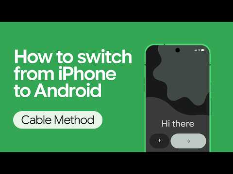 How to Transfer Data from iPhone to Android With a Cable
