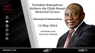 President Cyril Ramaphosa delivers the memorial lecture on the life of Elijah Barayi