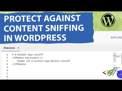 How to Protect Against Content Sniffing using Htaccess in WordPress