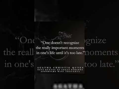 Agatha Christie Life