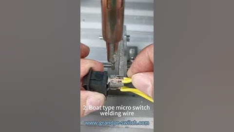 2. Boat type micro switch welding wire