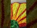 Woolen Rangoli Mat 💫 #ytshorts #diy #craft #rangoliart #woolencraft #woolenrangoli #ytshorts