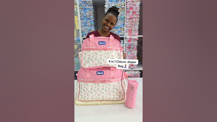 4 IN 1 CHICCO DIAPER BAG!!!!!