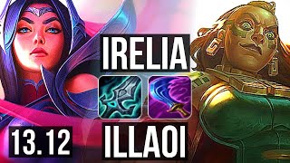 IRELIA vs ILLAOI (TOP) | 10/0/3, 8 solo kills, Legendary | KR Master | 13.12