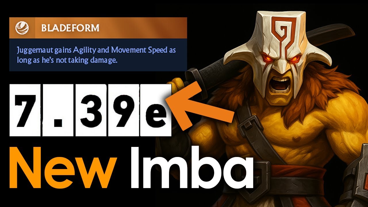 Juggernaut Easy Line Rampage — New Patch 7.39e Imba Gameplay