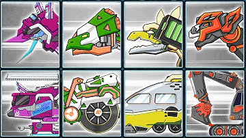 Dino Robot Corps Recolor #30: Triceranodon & Transformers | Eftsei Gaming