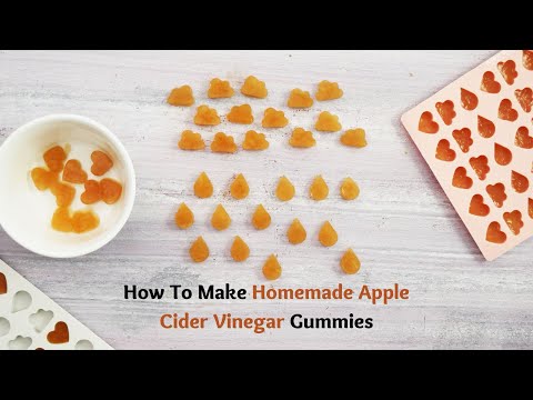 How to Make Homemade Apple Cider Vinegar Gummies  Yummy Gummy Molds [497vDIdBj4vD]