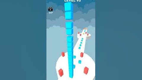 Cube Stacker Surfer 3D level 19,92,93,94,95 #Android game play video #fall  video #epic moment kids