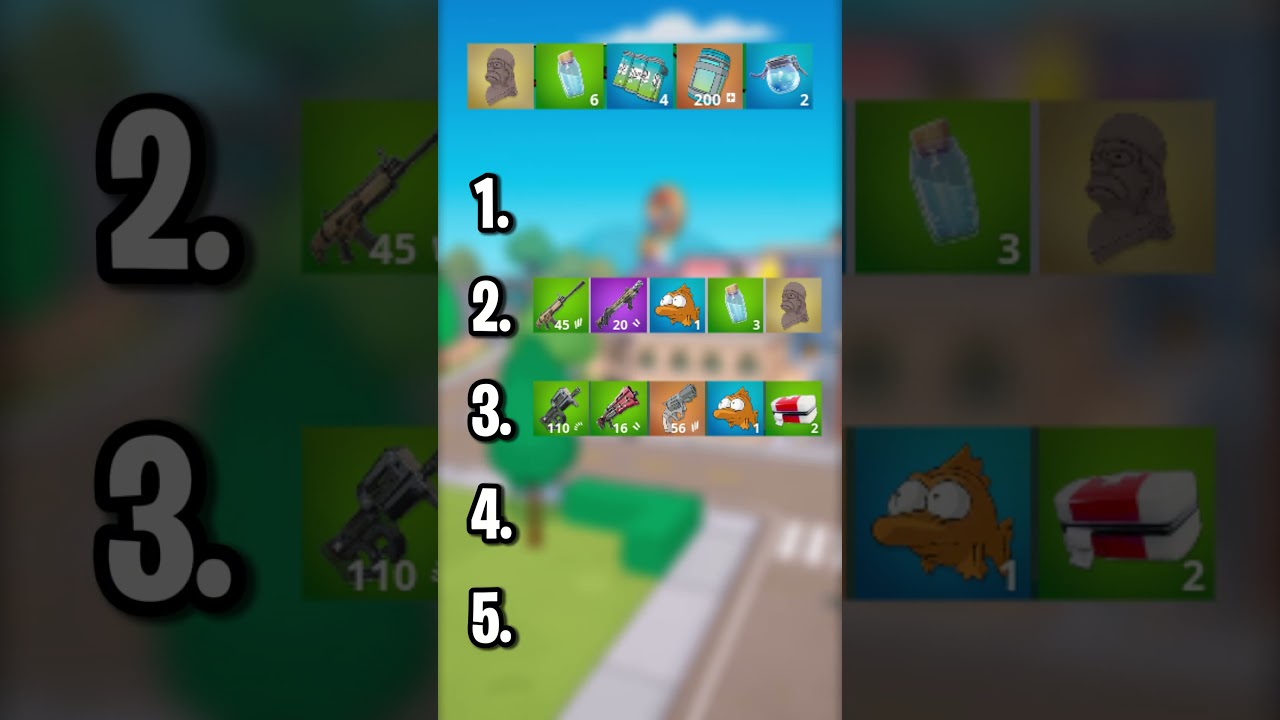BLIND RANK 5 FORTNITE SIMPONS LOADOUTS!
