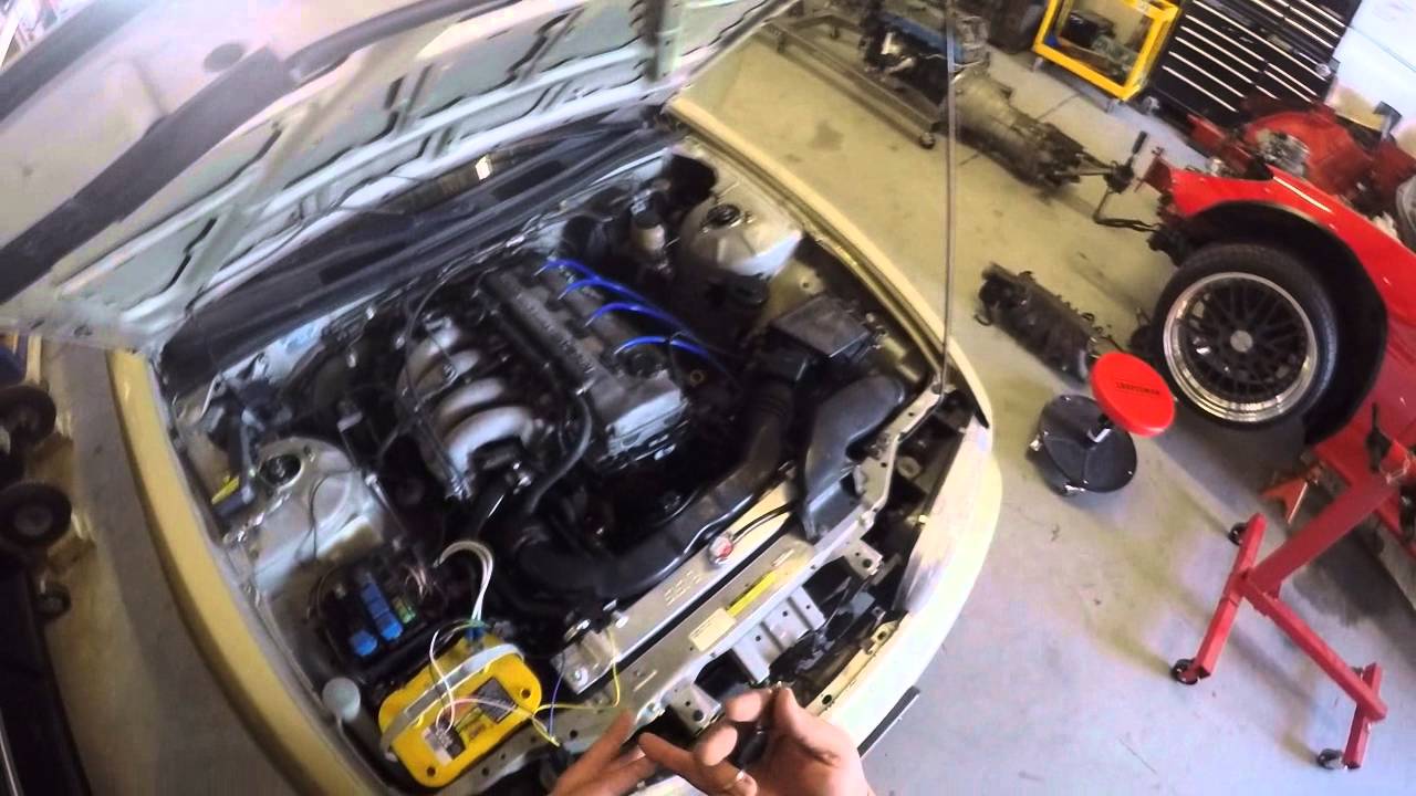 S14 Cooling fan relay wiring. (On the cheap) - YouTube