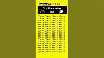 find the odd number 855 🤯 maths quiz tricks | quiz challenge #quiz #maths