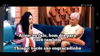 Aline talks about her Relationship with Dayane to Thiago (Eng Sub ⬇️)