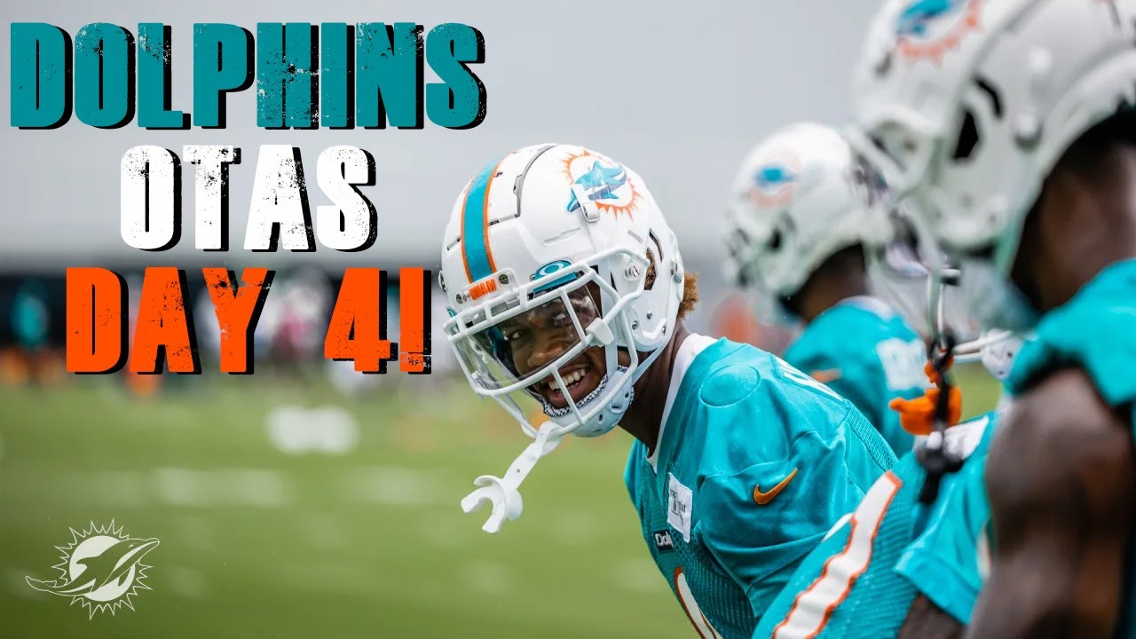 Miami Dolphins 2023 OTAs Day 4! YouTube