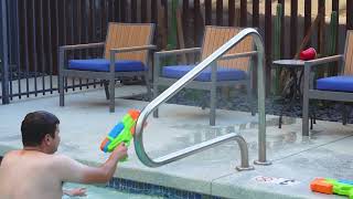 Pool Obstacle Course