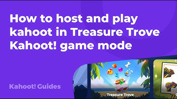 How to host and play kahoot in Treasure Trove Kahoot! game mode