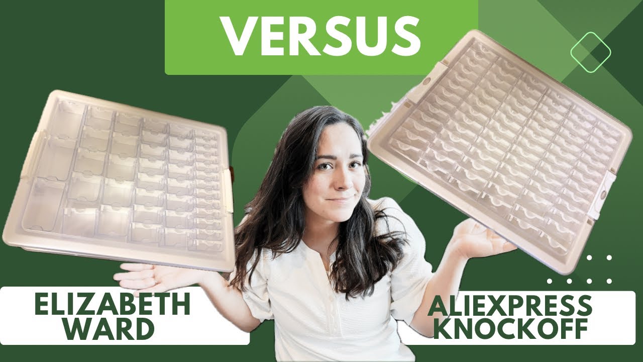 Что лучше подходит для алмазной живописи: система хранения Elizabeth Ward или подделка AliExpress...