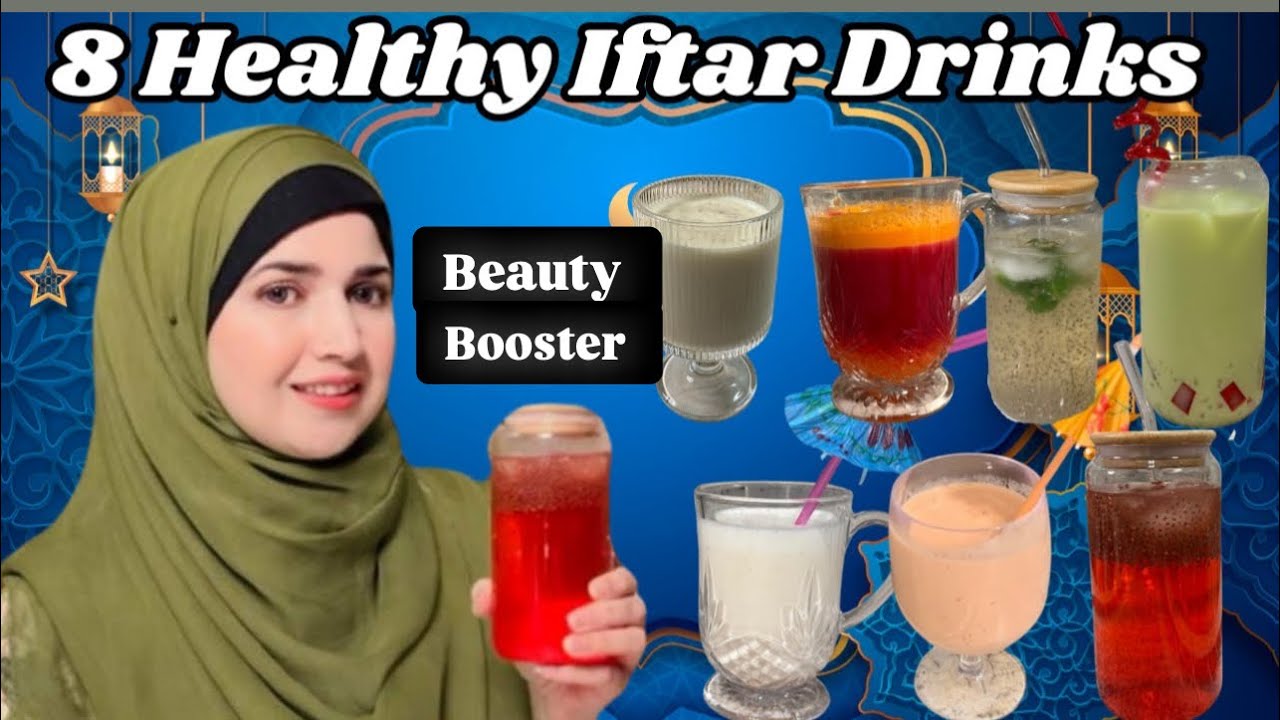 Iftar drinks recipes | best drinks for beauty & health in Ramadan | Arooj Haider