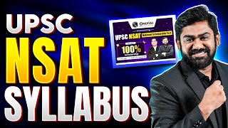 UPSC NSAT Syllabus Complete Details! 💯🤩 | OnlyIAS
