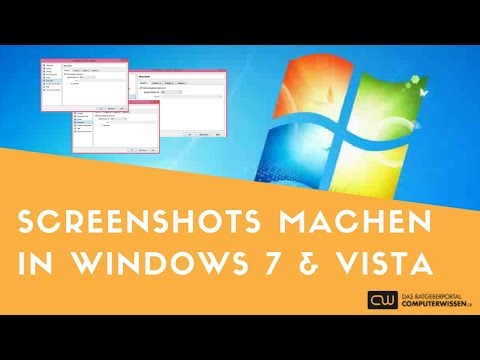 Windows 7 und Vista Screenshots machen - TUTORIAL