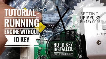 Running Electronic Engine without ID Key or corrupted ID key. Man B&W MPC ME-C and ME-B