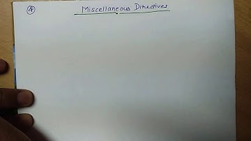 C Preprocessor|| Miscellaneous Directives(5.11)