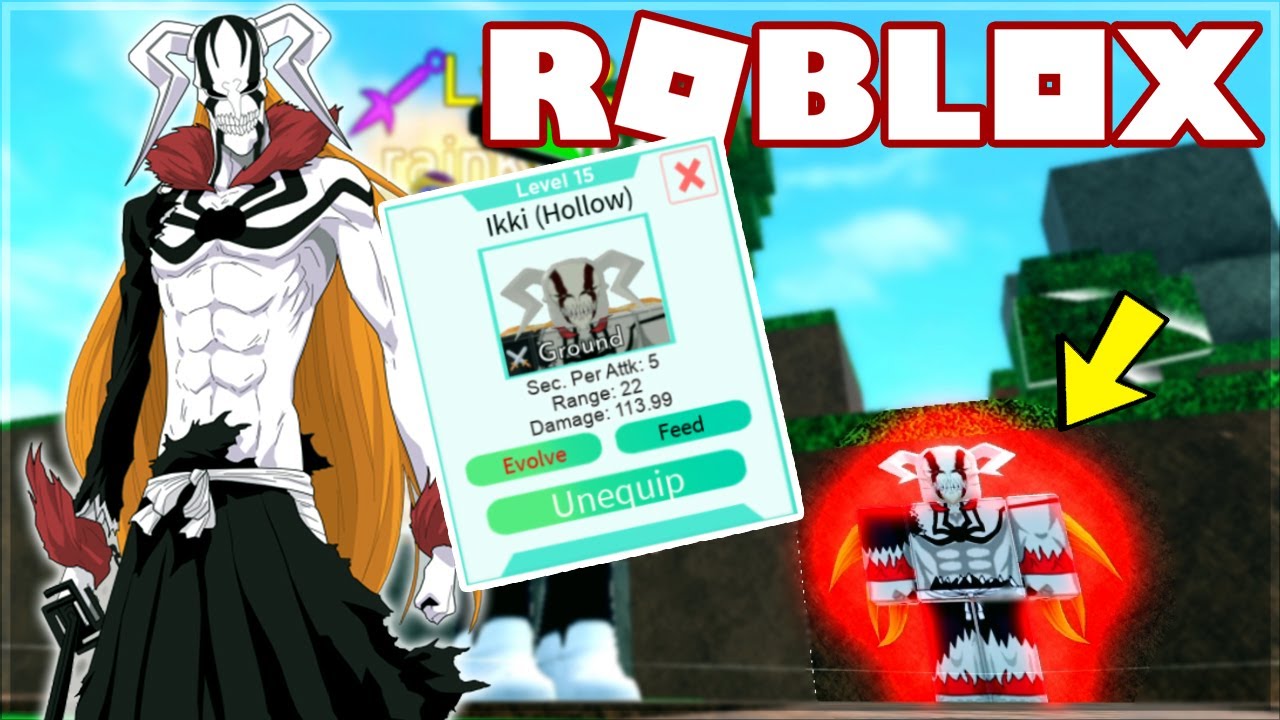 Roblox Nhân Vật Ichigo Hollow 5 Sao Với Sát Thương Đáng Kinh Ngạc
