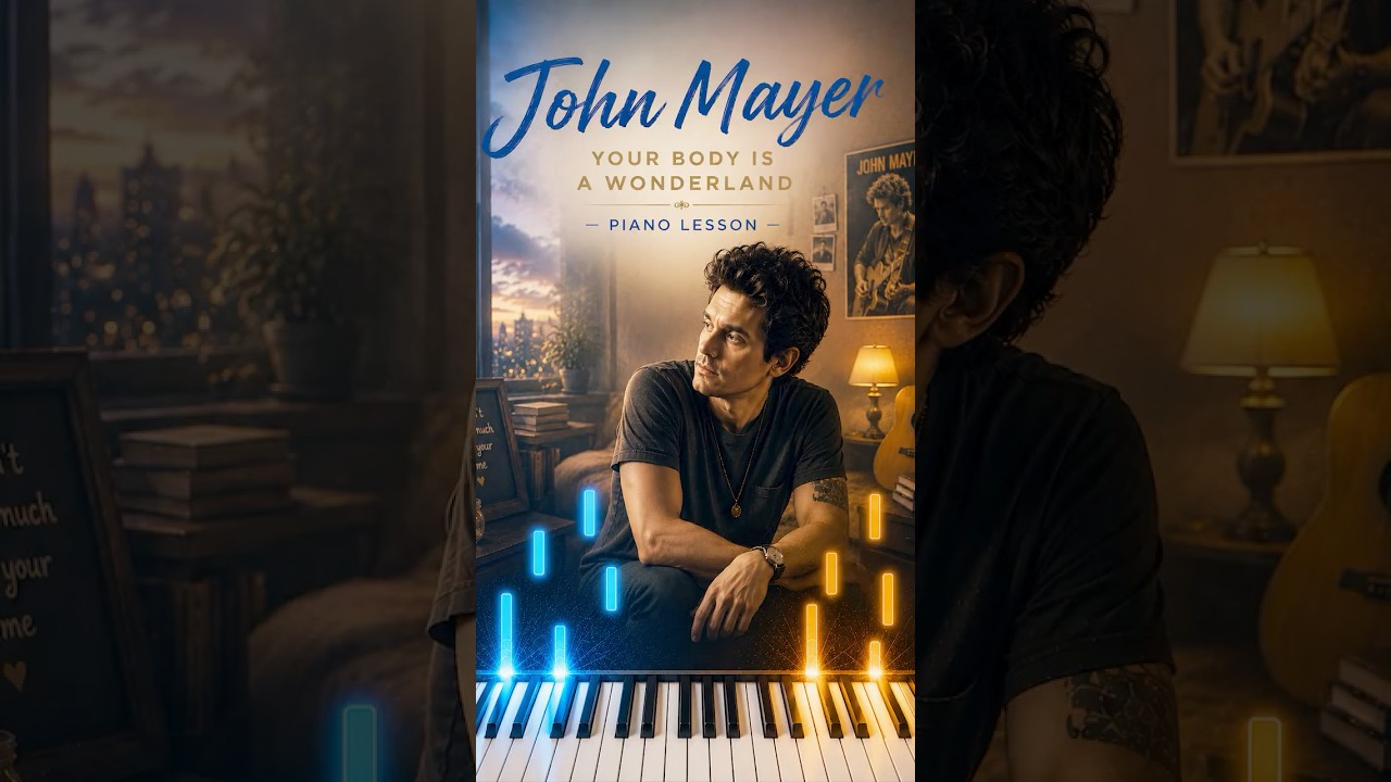 Your Body Is A Wonderland Beginner Piano Tutorial (John Mayer)