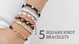 How to make a square knot: https://www./watch?v=4zqhrkndsnq song: alto
- believe materials & social media links ↓ 1st bracelet materials:
50 cm an...