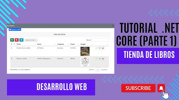 Cómo crear una aplicación web para una tienda de libros en .NET Core (parte 1)
