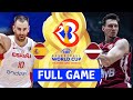 Spain v latvia  full basketball game  fiba basketball world cup 2023