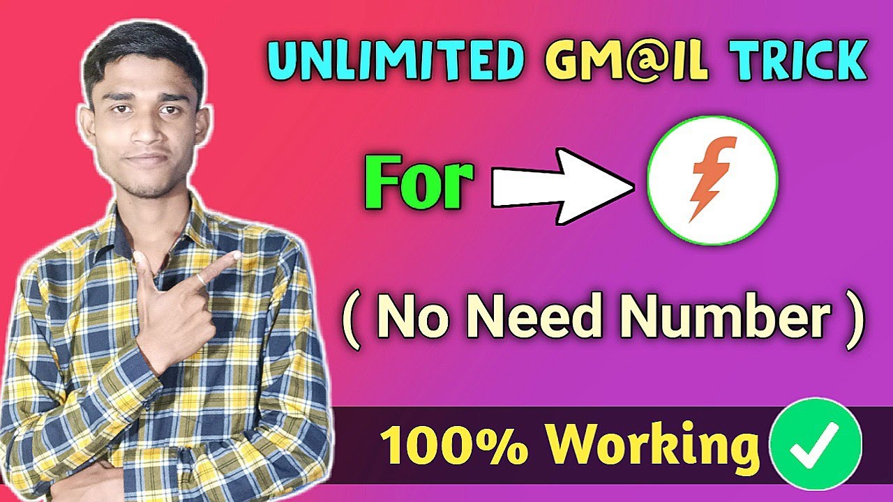 Generate Unlimited Gm@il For Freecharge || Without Any Mobile Number || 1 Minutes = 10 Gm@il Id