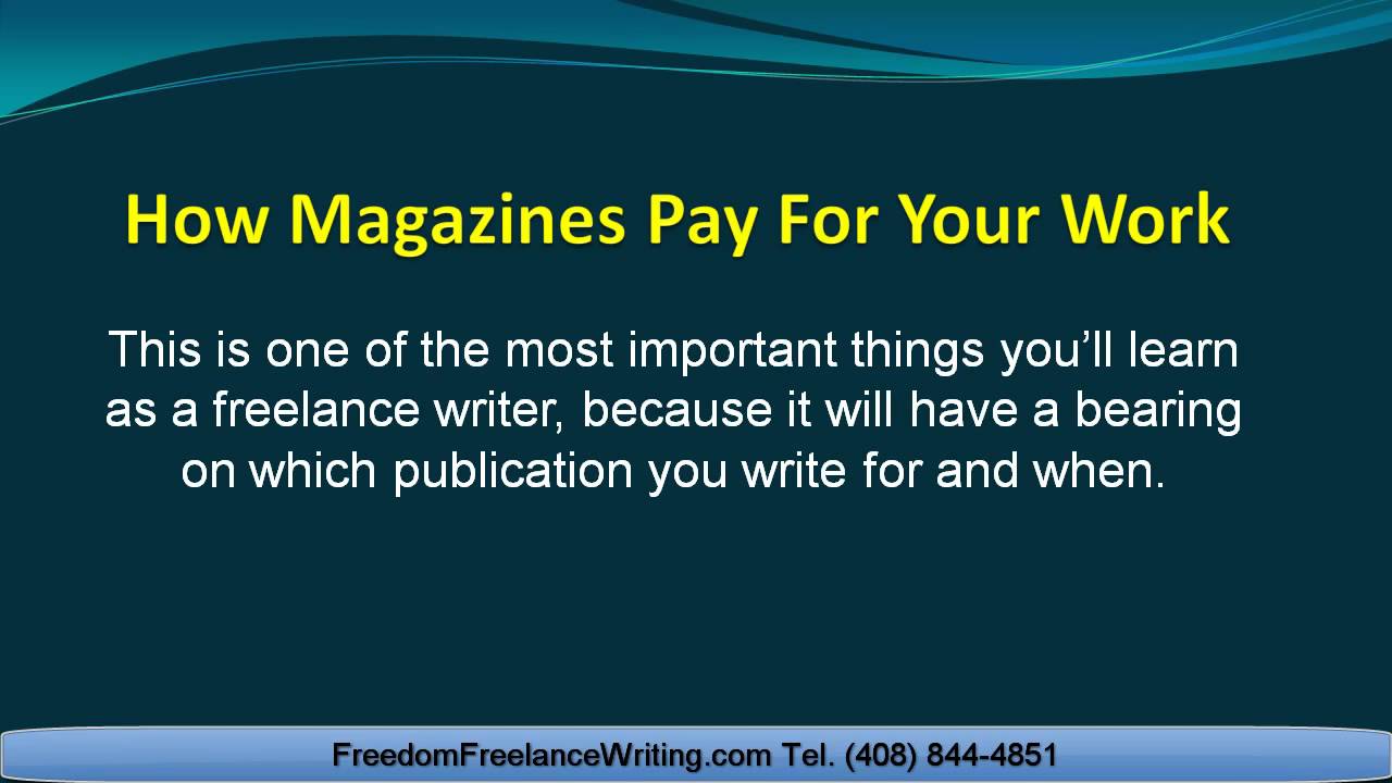 Do Magazines Pay For Articles Do Magazines Pay For Articles
