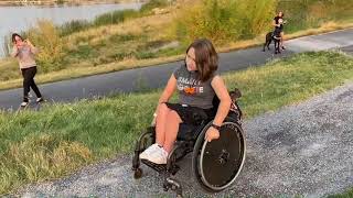 Smart Drive MX2+ for wheelchair on gravel hill VS DeeOgee Drive
