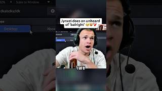 Jynxzi Hit An Unheard Of Balright 🥹#jynxzi #jynxzifunnymoments #shorts