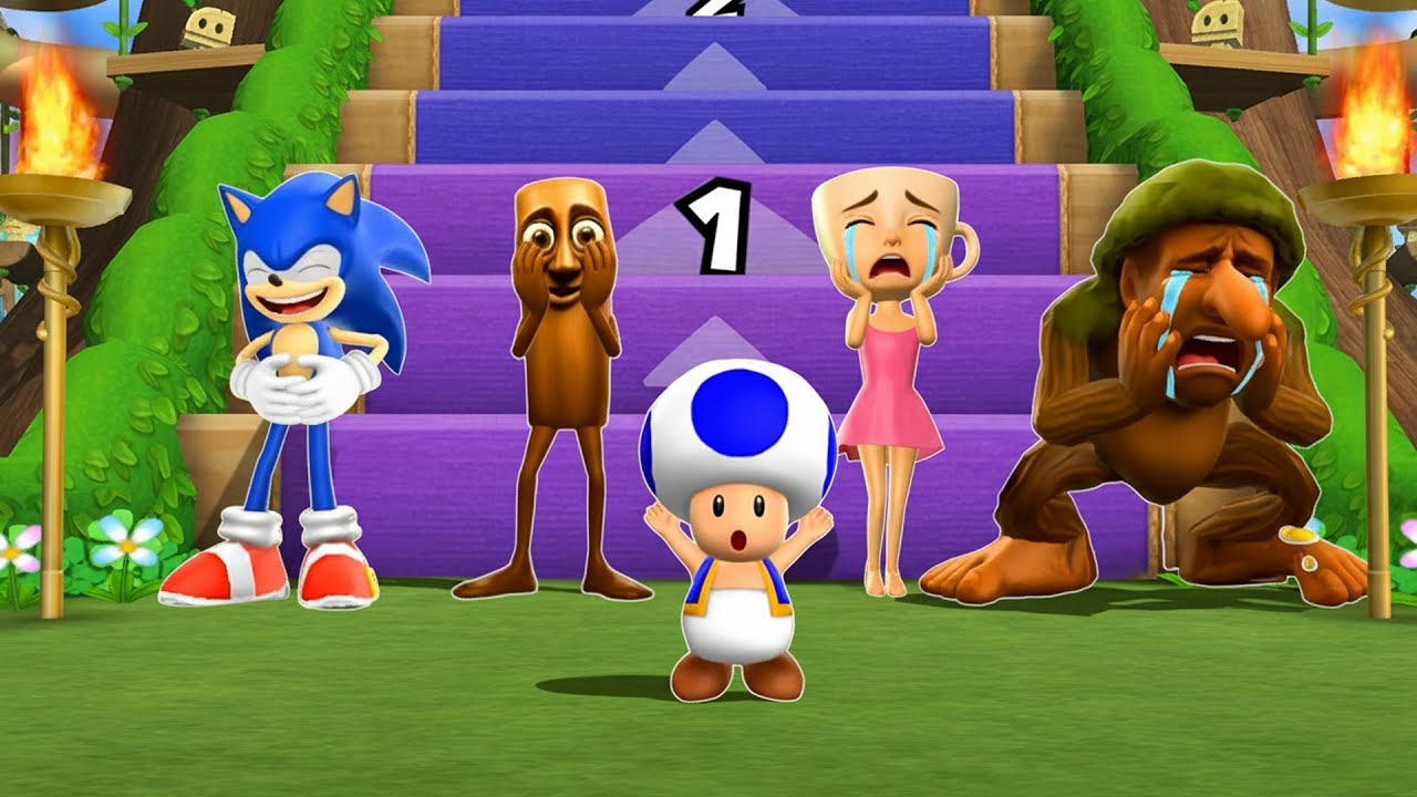 Mario Party 9 Step It Up - Sonic Vs Tung Tung Tung Sahur (Master Difficulty)