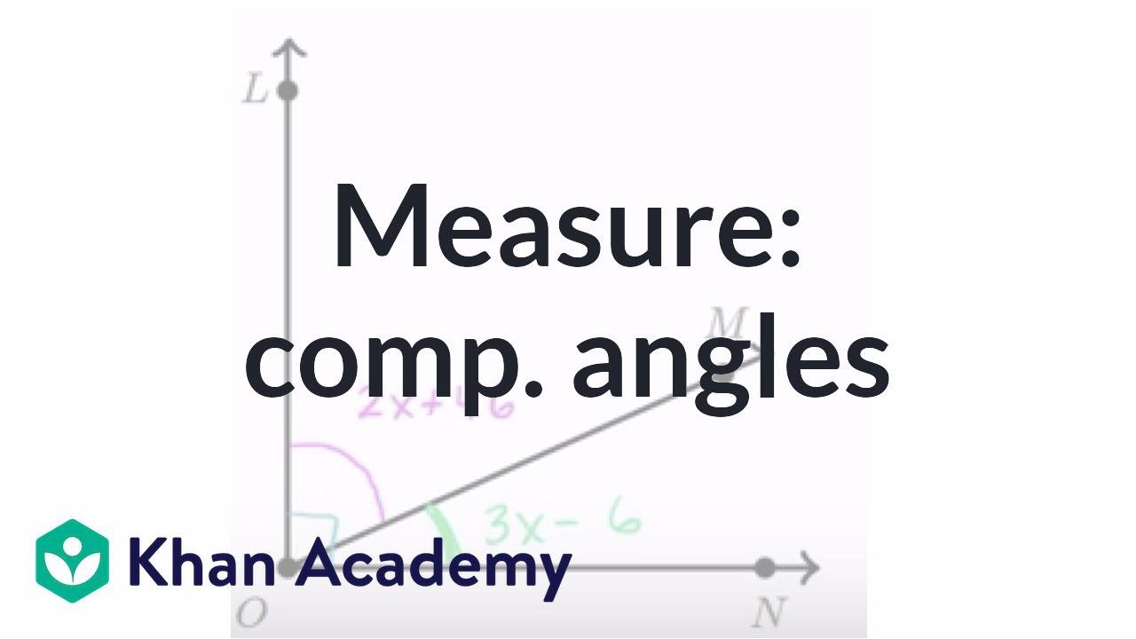 Equation Practice With Complementary Angles Video Khan