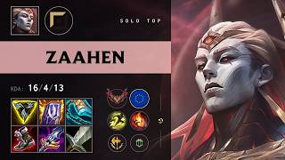 Zaahen Top vs Tryndamere - EUW Grandmaster Patch 26.16