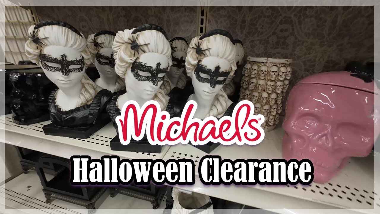 Shop Halloween Clearance at Michaels with Me| Shopping Vlog and Haul