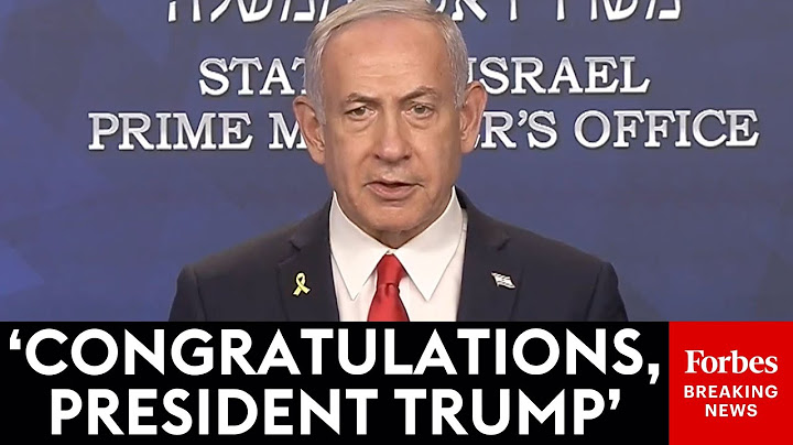 JUST IN: Israeli Prime Minister Netanyahu Delivers Remarks After President Trump Strikes Iran