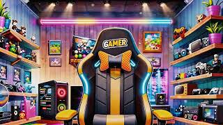 Ultimate Neon Gaming Room 🎮 Pro Streamer Lo-Fi Loop | 4K Animated Background