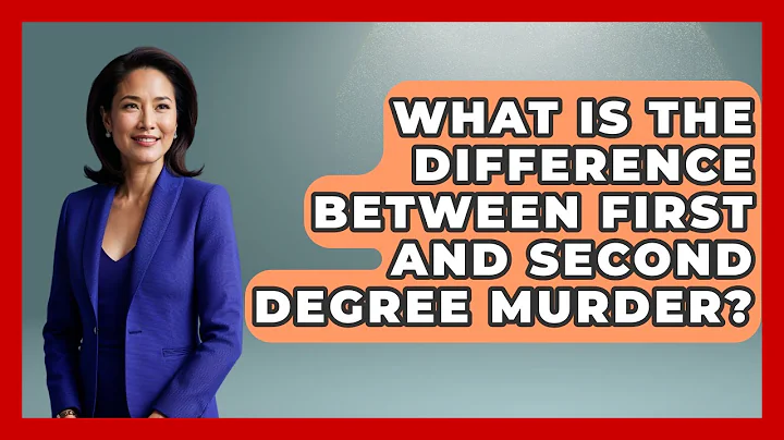 What Is The Difference Between First And Second Degree Murder? - Law Enforcement Insider
