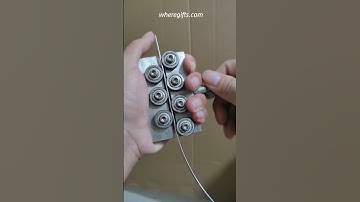 Designing Unique Keychains with Stainless Steel Wire #keychain #design #handmade #diy