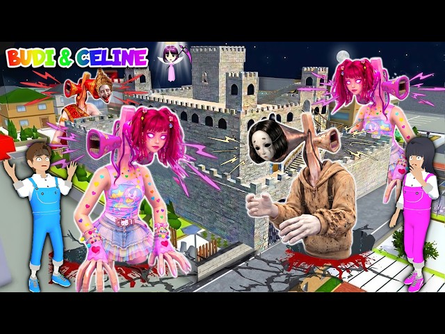 Yuta Mio Buat Benteng Raksasa Paling Aman Dari SIREN HEAD NAYKILLA,IBU BILANG,SKADUNG DiKota Sakura😱