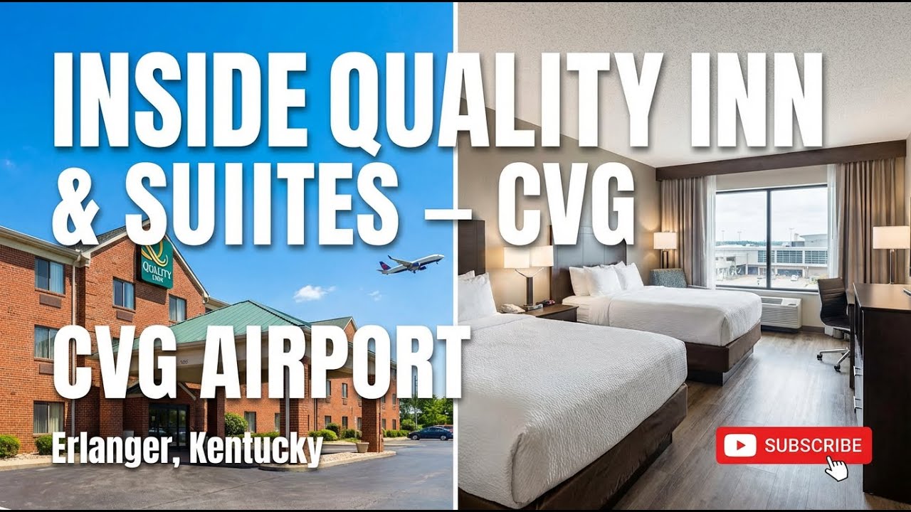 Inside Quality Inn & Suites - CVG Airport - Erlanger, Kentucky - YouTube