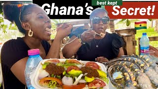 Ghana's Best Street Food in Hidden Location | African American Shocked By Street Food in Africa Vlog