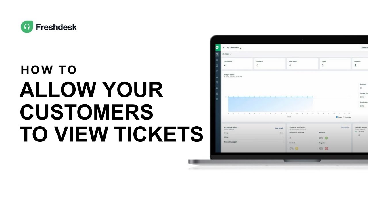 How to allow a customer to view all tickets raised on Freshdesk - YouTube