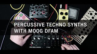 PERCUSSIVE TECHNO SYNTHS with MOOG DFAM | Riemann Studio Trick 016