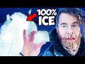 I Built An Entire House Using Only ICE CUBES!